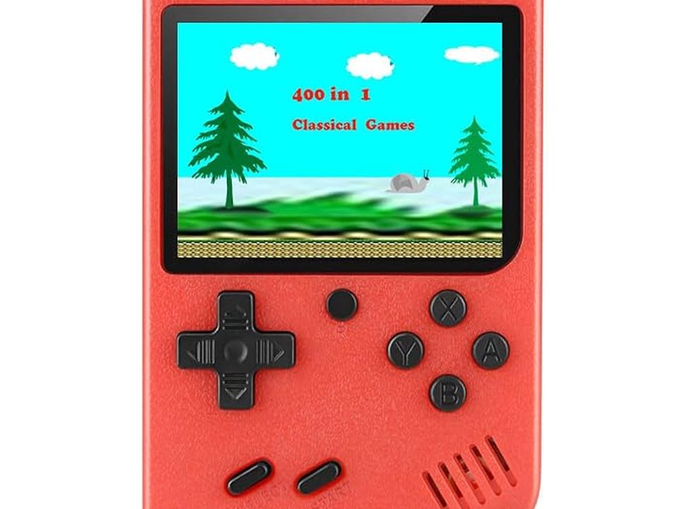 Mini consola retro con cientos de juegos clásicos